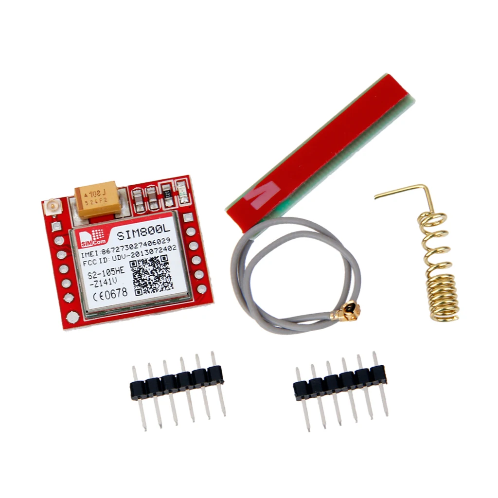 

SIM800L GPRS GSM SIM Board Quadband Quad Band Antenna for MCU Arduino