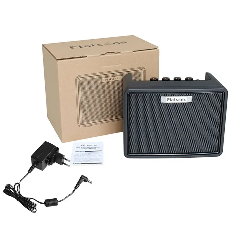 

FGA-3 Mini Guitar Amplifier 6*AA batteries USB Power Supply Portable Amp Speaker for Acoustic/ Electric Guitar Ukulele