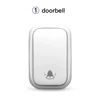 1white doorbell