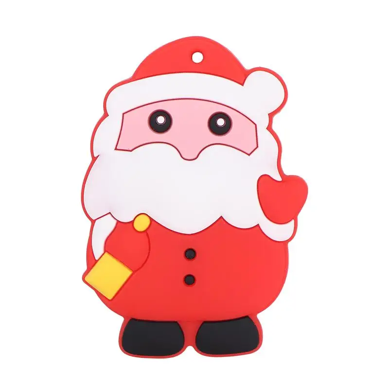 Santa Claus Детская молярная игрушка, рождественские праздничные товары для ухода за детьми, снежинка, елка, прорезыватели, игрушки, шлифовальная игрушка, прорезыватель, игрушка в подарок для младенцев - Цвет: Santa Claus