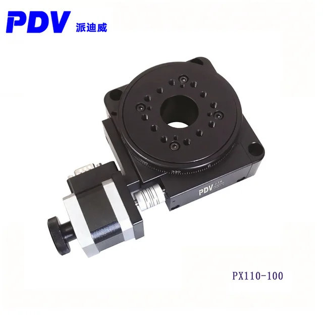 Px110-100 Elektromos Forgóasztal-Szög Forgó Táblázat 360 Fokos Üreges Forgóasztal-Indexelő Lemez - Image 4