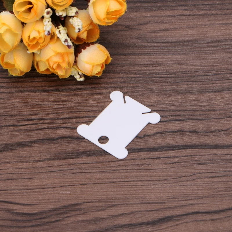 

67JB for Cross Stitch Thread Bobbins 100Pcs/Bag Embroidery Crafts Threads Holder for Beginners Starters Embroidery Crafts St