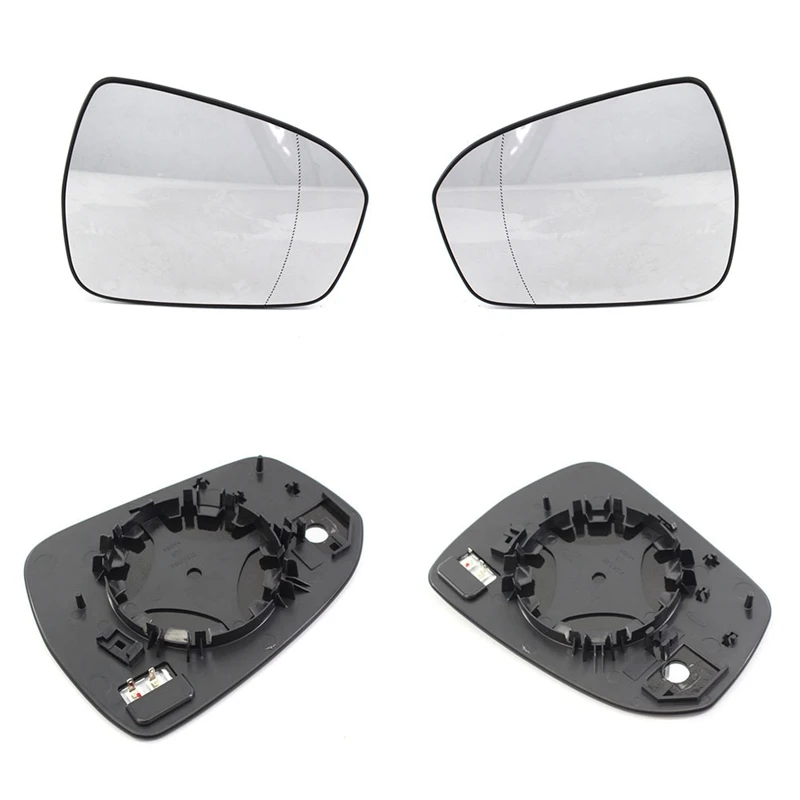 Heated Front Left Right Rearview Wing Mirror Glass For Ford Mondeo