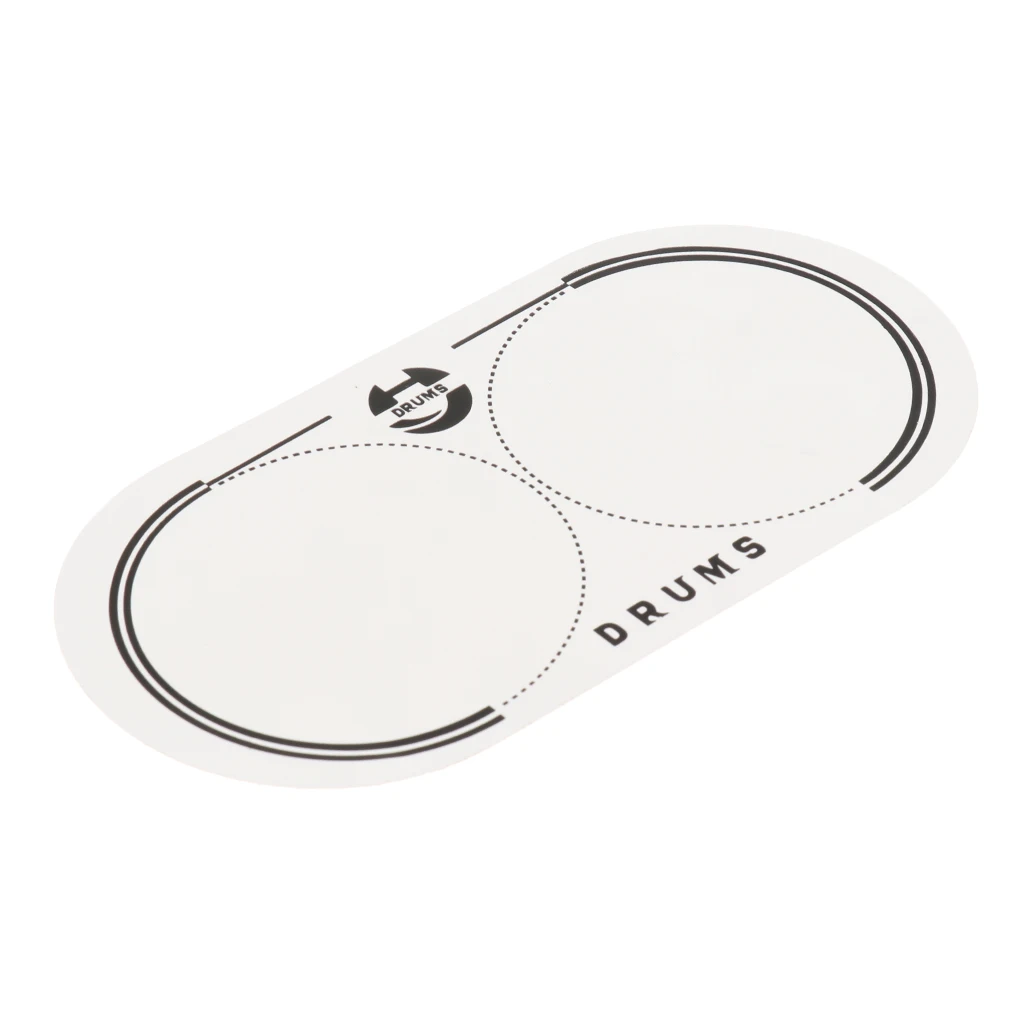 Musically Double Bass Drum Patch for Drum Set Kit Parts 12.8x6.5cm