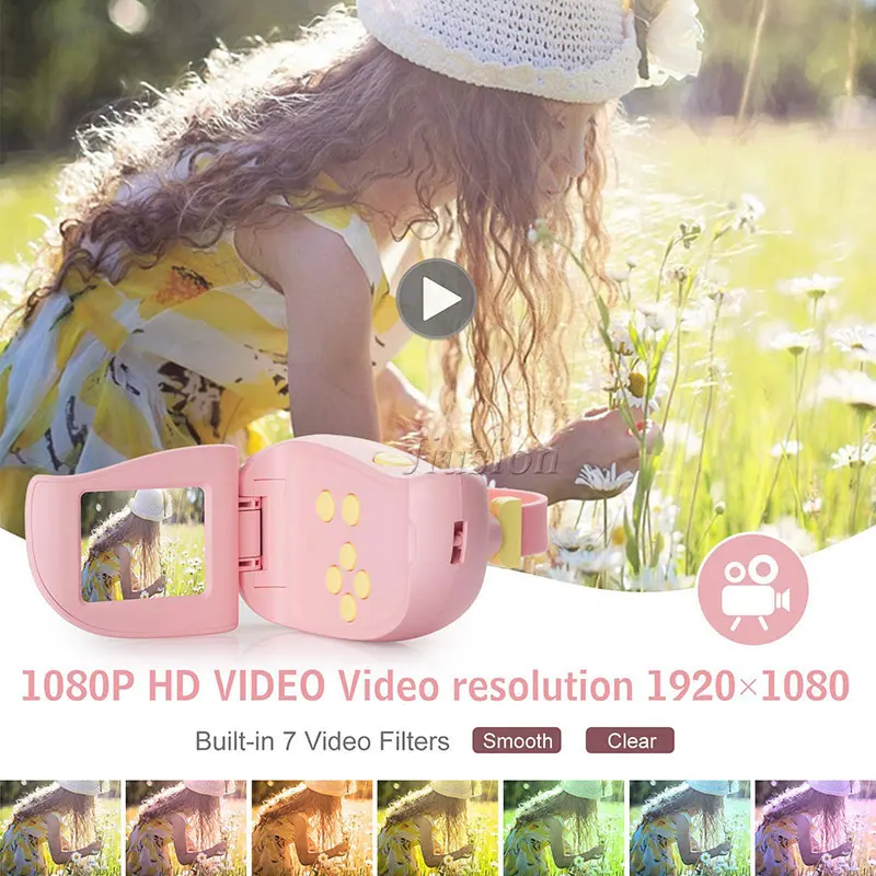 Детский ручной мини DV 1080P Vlogging Camara Fotografica цифровая фото видеокамера Обучающие игрушки лучший подарок для детей