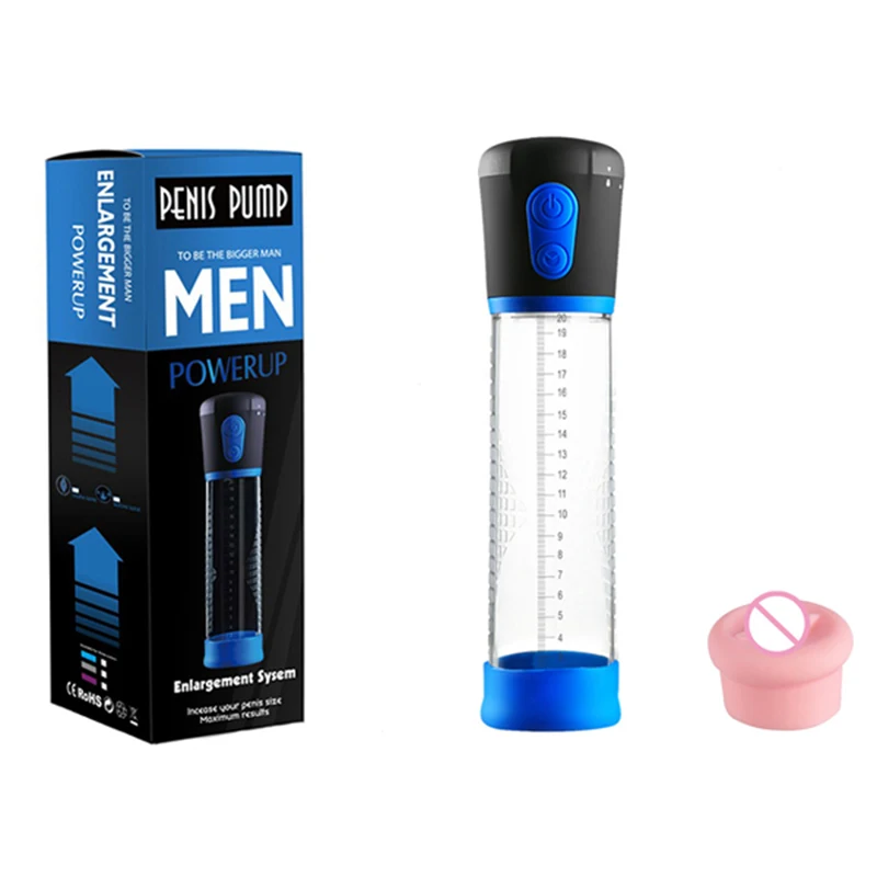 electric penis extender enlargement vacuum pump device for men male penile manual cock dick sex pump erection training assistor