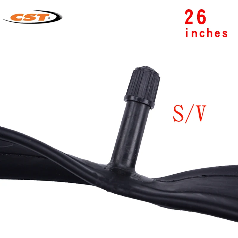 CST-Foldable Cycling Inner Tube, Bicycle Tires, MTB Parts, 26 in, 1.25, 1.5, 1.75, 2.125, BMX 26*1 3/8