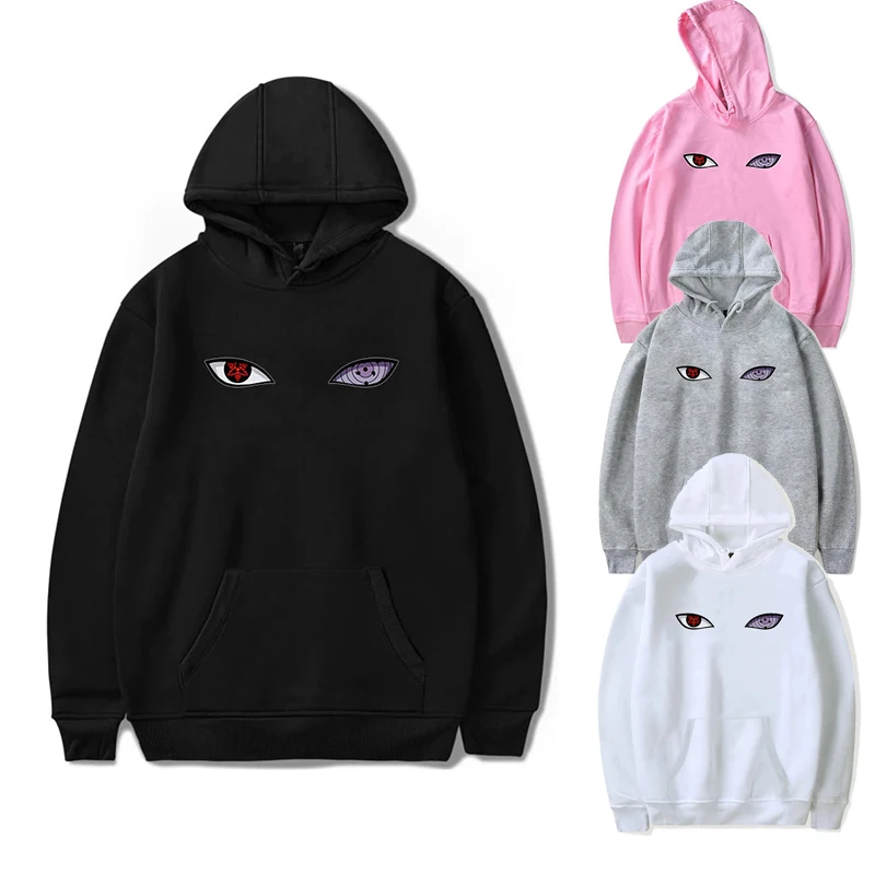 Beste Anime NARUTO Mangekyo Sharingan Rinnegan Cosplay kostuum Sweatshirt Halloween Party Hip Hop Prestaties Hoodie TOP