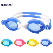 Jie hu плавательные очки детские силикагелевые цельные удобные противотуманные плавательные очки Jh8007rt Мультяшные детские плавательные очки