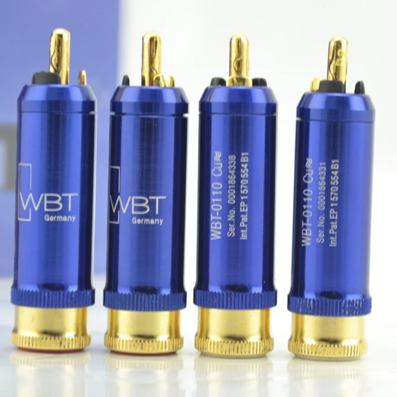4 шт. hi-end RCA разъем WBT nextgen медь hifi аудио для DIY кабеля | Электроника