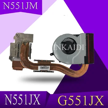 

XinKaidi For ASUS N551 N551JM G551JM G551JW G551JX N551JK N551JX Laptop CPU Cooling Fan Heatsink Heat Sink Cooler Radiator