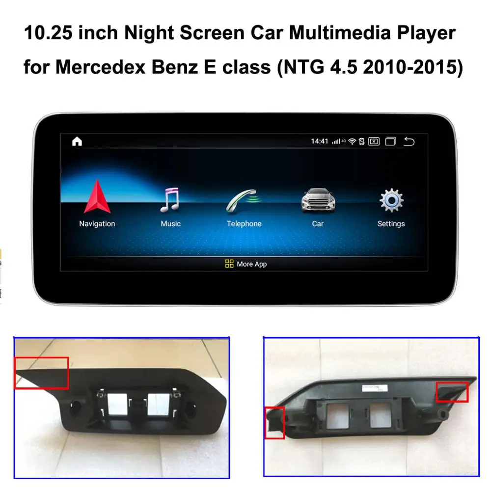 10,25 дюймов Автомобильный мультимедийный плеер для Mercedes Benz E class W207 W212(NTG4.0 2010-2013) Автомобильный gps навигатор Android 9,0