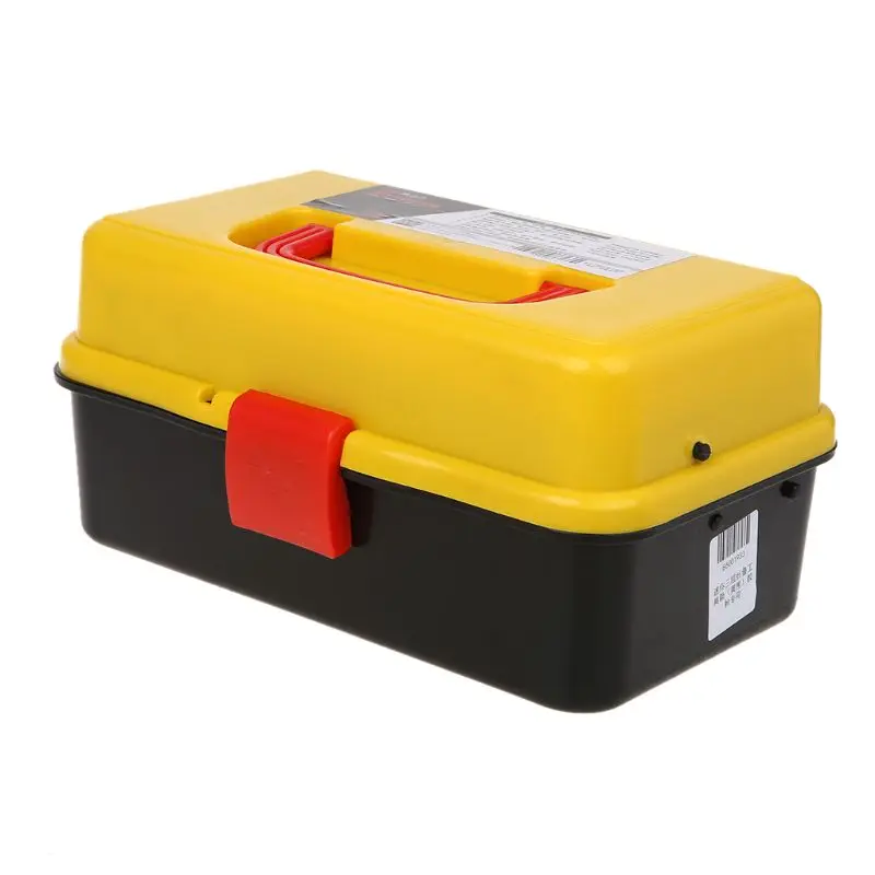 

3 Layer Folding Tool Storage Box Portable Hardware Toolbox Multifunction Car Repair Container Case