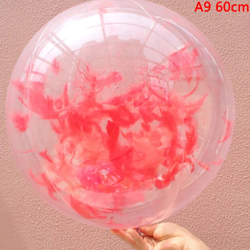 Детский Блестящий прозрачный шар для плавания, надувные игрушки с блестками - Color: A9