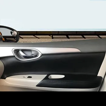 

Microfibre leather Doors Panel Armrest Protective Cover For Nissan Slyphy 2012 13 14 15 16 17 2018 Right Hand Drive Valid CAB131