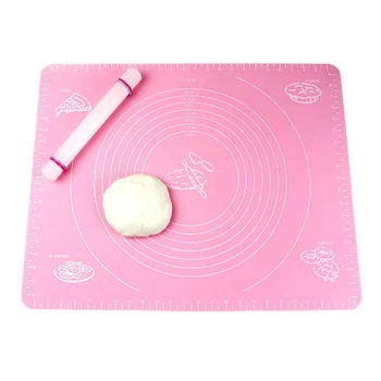 

High Quality Silicone Cake Dough Pastry Fondant Rolling Cutting Mat Baking Pad Baker Tool Bakeware Kitchen Tools