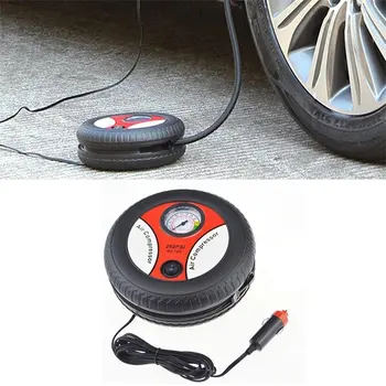 

Car Tire Inflation Pump Air Compressor Mini Tire Design 12V Input Voltage Electric Inflating Machine Suitable For Most Cars
