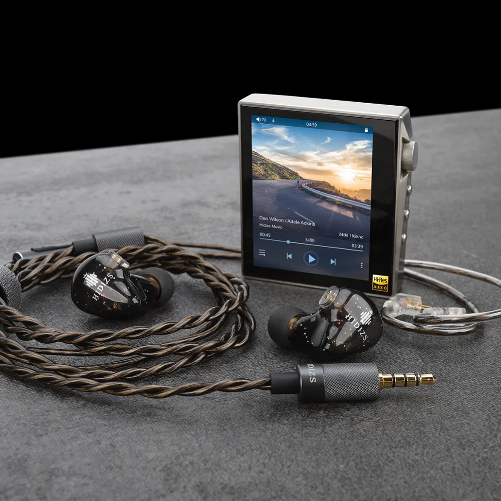 Hidizs MS1 Rainbow 3 5mm Headphones Wired Audiophile Dynamic Diaphragm Hi Fi IEM Earphones with Detachable Cable
