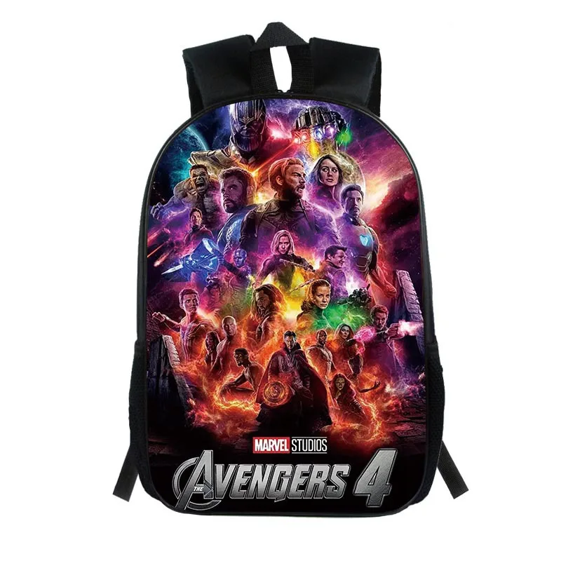 Школьный рюкзак для мальчиков, Мстители Marvel, эндгейм, 3D рюкзак, Детский рюкзак, школьная сумка, подростковые детские модные сумки для малышей