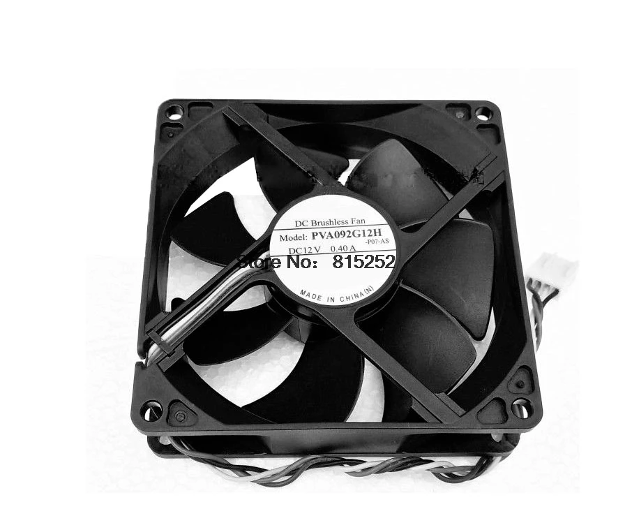 Вентилятор для процессора ноутбука Для Foxconn PVA092G12H-P07-AS PVA092G12H DC12V 0.4A защитного стекла 92x92x25 мм 4 провод 4pin и