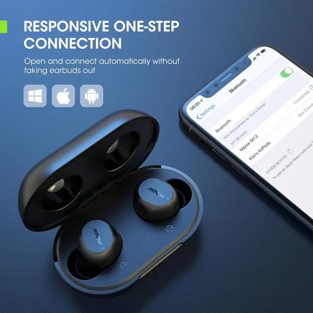 Mpow M12 Bluetooth 5.0 In Ear Earbuds 