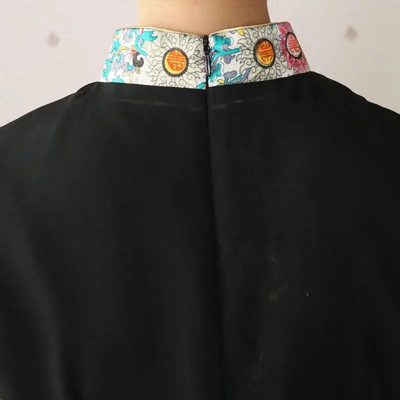 Китайский стиль ретро женский летний Повседневный короткий топ cheongsam Улучшенный Повседневный модный костюм Tang Летняя женская рубашка