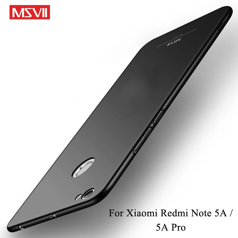Msvii Чехлы для Xiaomi Redmi Примечание 5A чехол Xiomi Note тонкий PC Note5A Pro s 5 99&quot |