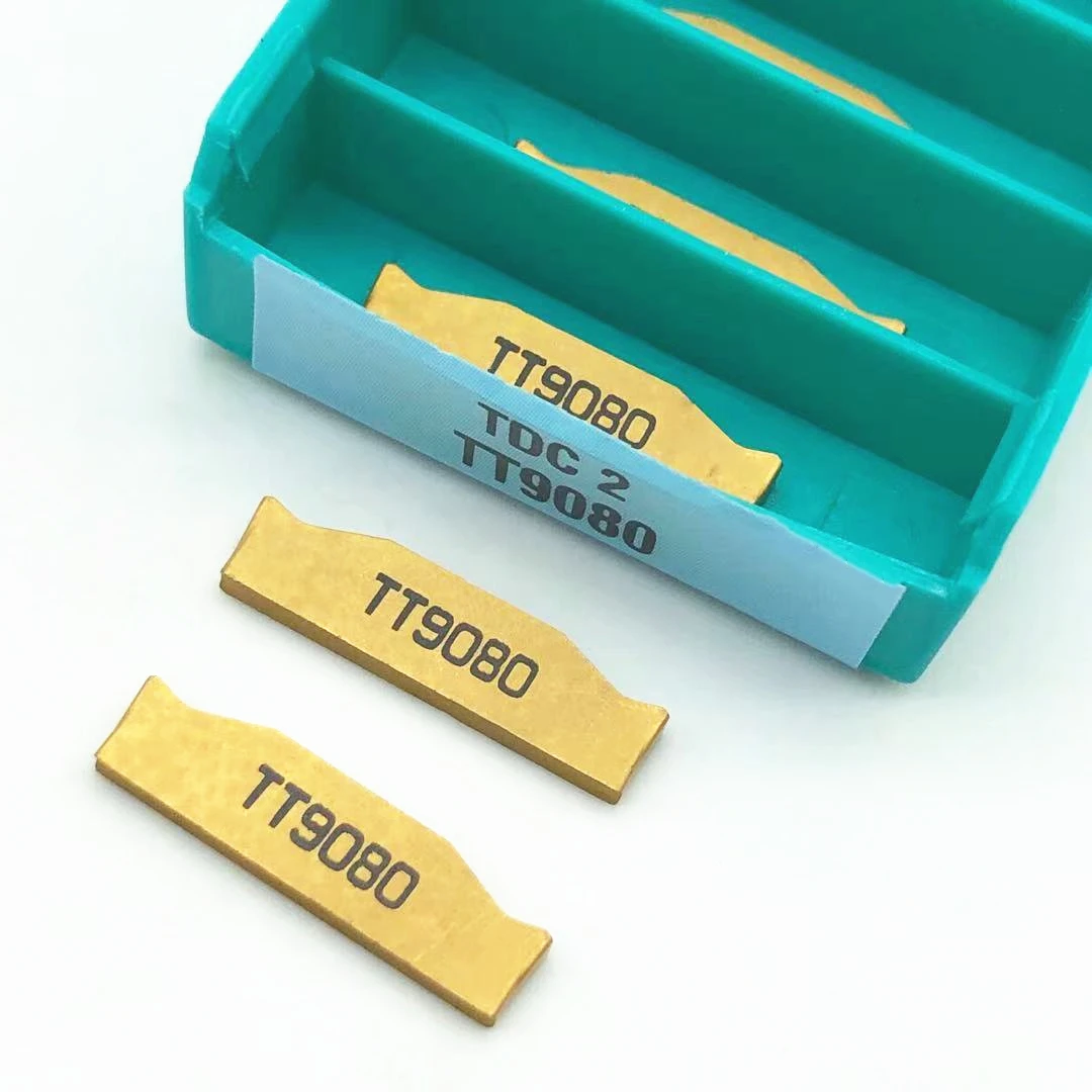 Токарные инструменты TDC2 TT9080 твердосплавные пластины канавочные токарные для