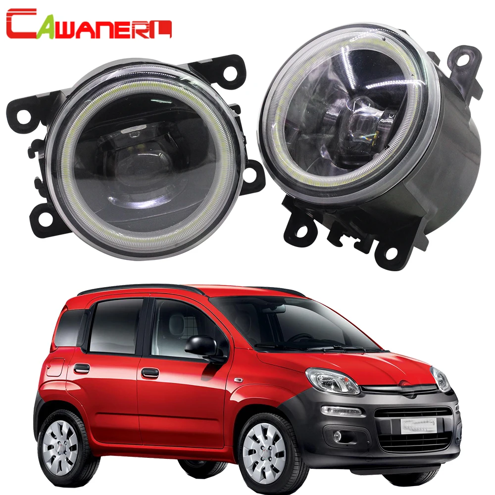 

Cawanerl Car H11 LED Lamp 4000LM Fog Light Kit Angel Eye DRL Daytime Running Light 12V Accessories For Fiat Panda 2012 2013