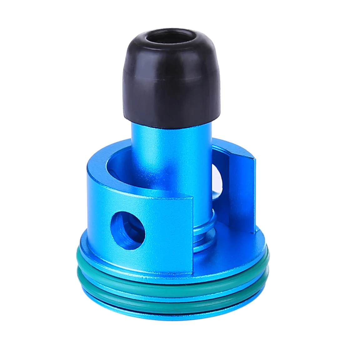 Metal Air Cylinder Head and Inner O Ring Air Seal Nozzle for Jingji SLR/RX AK47 Water Gel Beads Blaster - Blue
