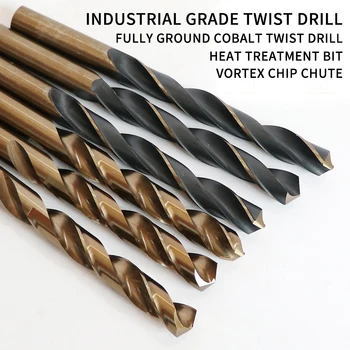 

1.5-8.5mm Twist drill bit Woodworking HSS Coated Titanium Coated Twist Drill Bit Set For Wood Copper Metal Tool 2020