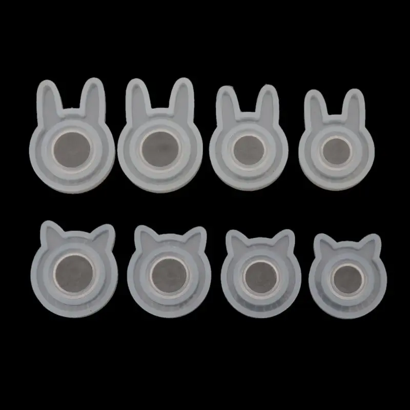 

One Pack Silicone Rabbit Rings Mold Set Pendant UV Resin Casting Jewelry Making