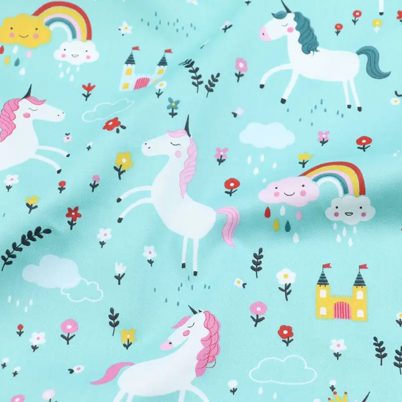 Unicorn Print Fabric