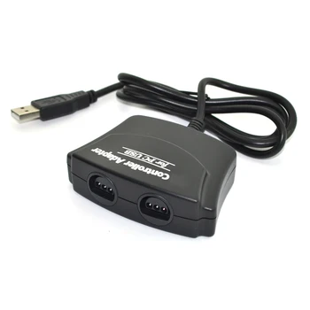 

10 PCS a lot Converter Adapter Compatible with for N-64 for Windows /PC USB 2 Ports Adapter