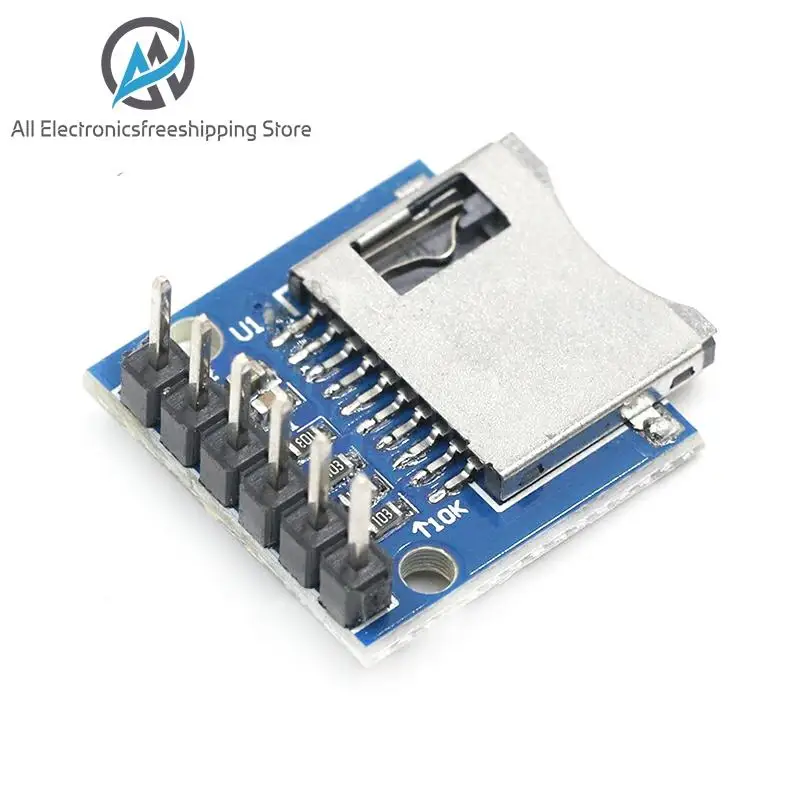 Micro SD Storage Expansion Board Mini Micro SD TF Card Memory Shield Module with Pins for Arduino ARM AVR