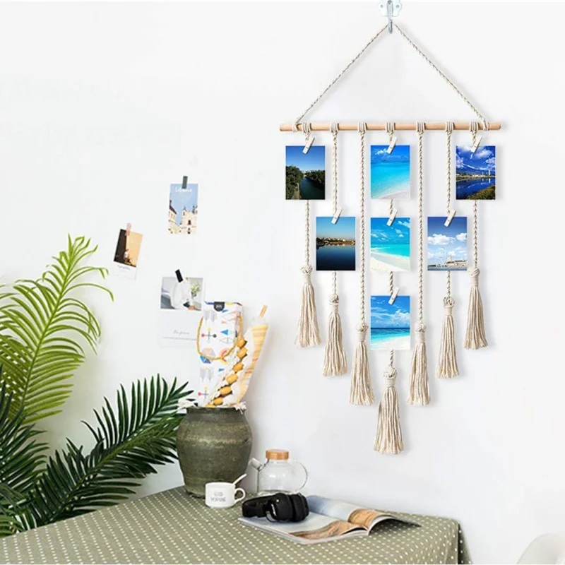 

Macrame Large Wall Hanging Tapestry Bohemian Wall Art Yarn Hanging Handmade Tapestry Macrame Wedding Hanging Backdrop
