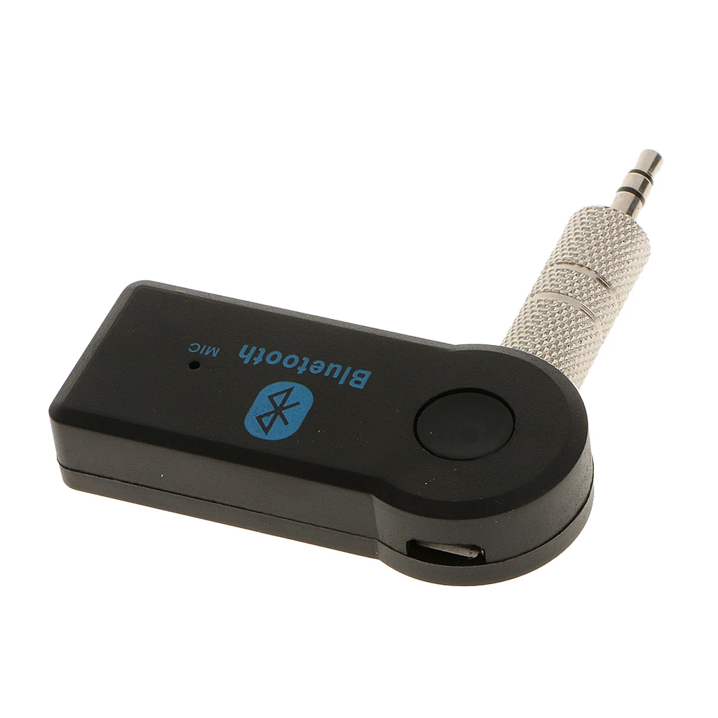 2x Wireless Bluetooth 3.5mm AUX Audio Stereo Music Home Car Receiver Adapter