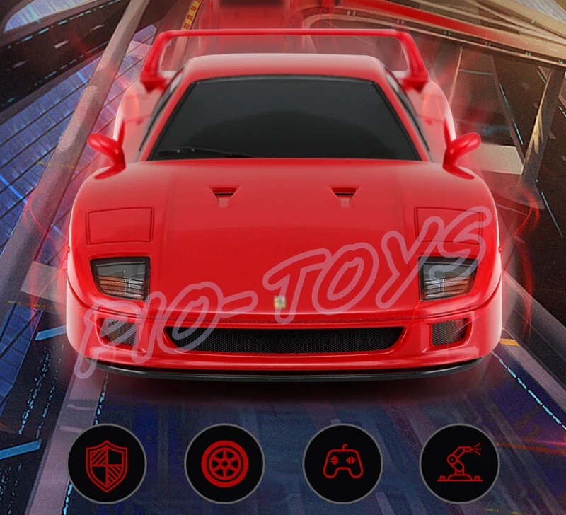 Новое поступление подарок F40 1/24 RC пульт дистанционного управления автомобиль гонщик дети любимый подарок легко работать скорость отслеживание маленький матч автомобили