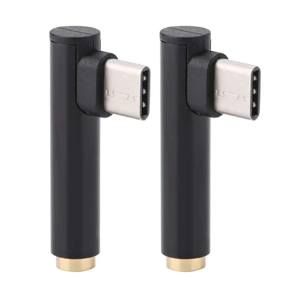 Адаптер для наушников Cherie 3,5 Jack Dongle для Oneplus 7 Pro huawei type C 3,5 мм Aux Зарядное устройство USB C аудио сплиттер Adaptador Tipo C - Цвет: Черный