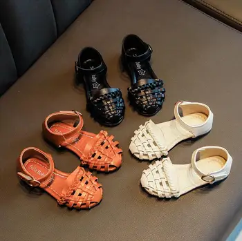 

Summer Kids Shoes Girls Sandals Toddler Beach Sandalias Nina Infantil Fashion Hollow Children Sandals Baby Princess shoes