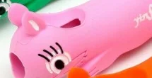 Pink Скрипка Лук держат друзей(ленточки с бантиками) для 1/4-4/4 лук обучающая помощь правильно - Цвет: Pink