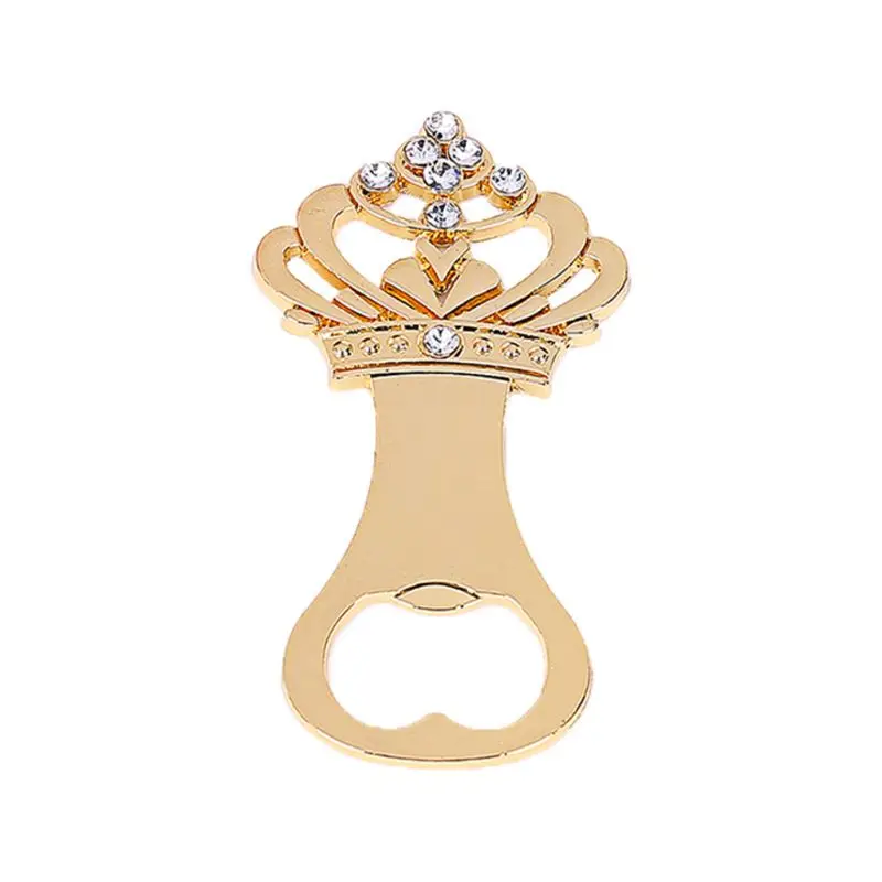 

Portable Golden Crown Beer Bottle Opener Bar Kitchen Accessories Decoration Wedding Party Favors Souveniers Gift D08D