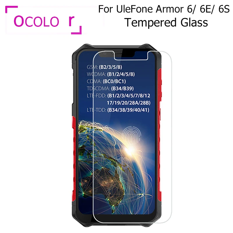 Ocolor для UleFone Armor 6 закаленное стекло пленка защитная сменная Защита экрана 6E 6S