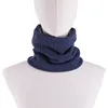 De estilo más terciopelo Unisex cuello bufanda par de actividades al aire libre de punto bufandas tipo cuello de Color sólido caliente invierno cuello y bufandas ► Foto 2/6