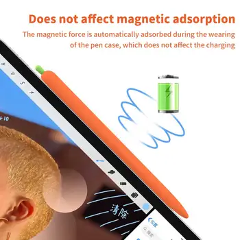 

Skin Case Anti-scratch Cute Cartoon Silicone Protective Cover Holder Accessories Soft Dustproof Smooth For Apple Pencil 1st 2nd