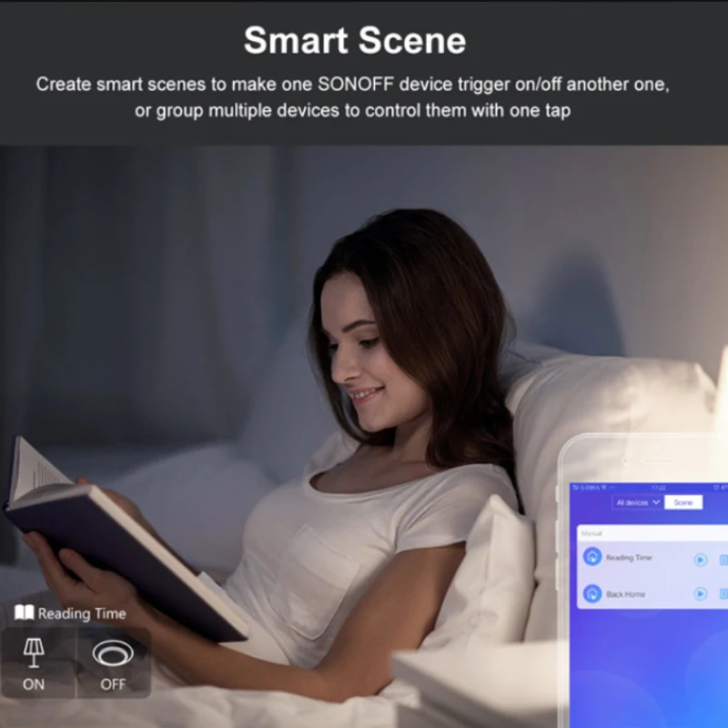 SONOFF Basic R2 10A WiFi DIY Smart Switch Remote Controller Smart Home Light ON/OFF Module Work With EWeLink Alexa Google Home smart switch