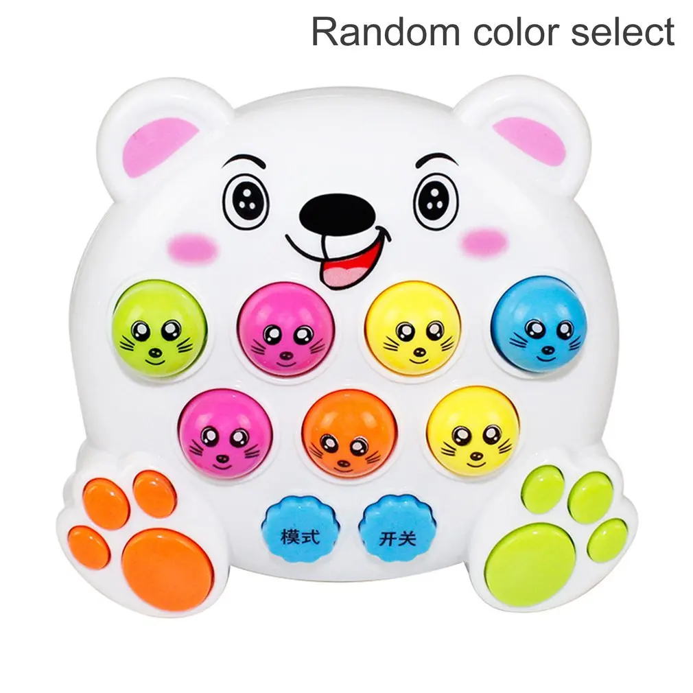 

Mole Hamster Attack Toy Electronic Musical Light Kids Baby Early Education Learning Game Toy Mini Intelligent Interactive Toys