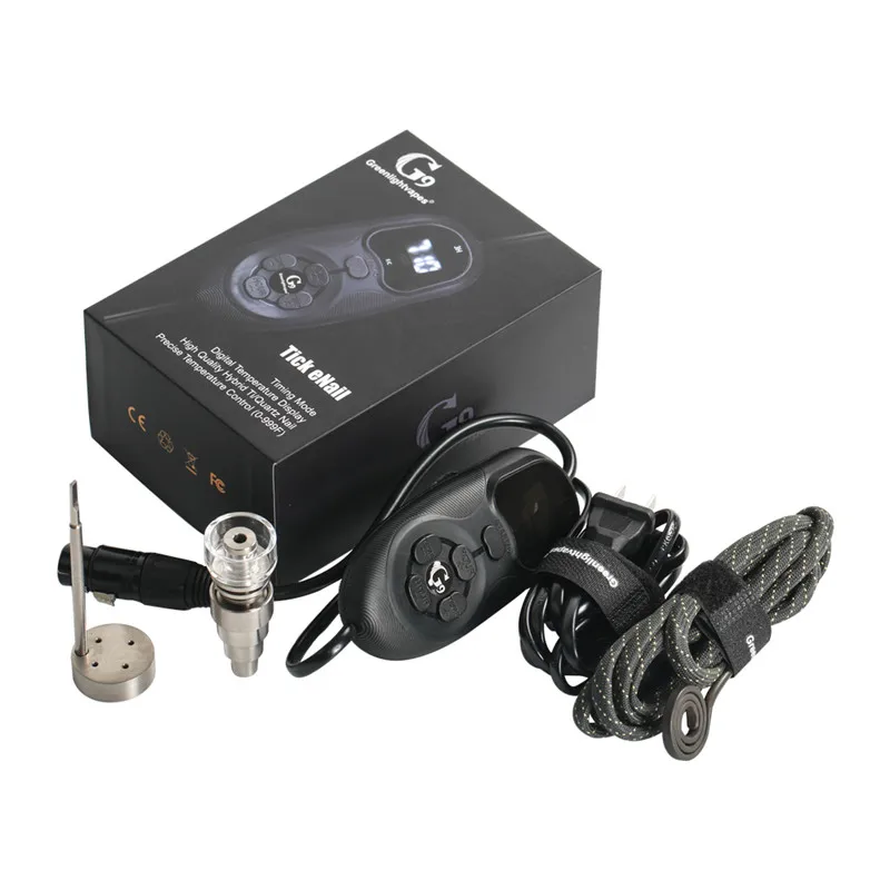 G9 Tick Enail Kit электрическая ручка для ногтей Dab Rig Wax PID TC Box с гибридными Ti/кварцевая