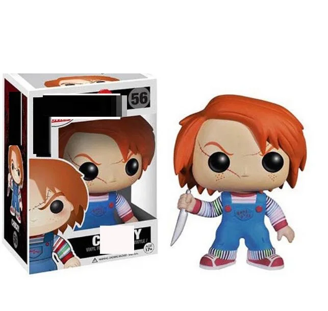 Поп Стивен Кинг это джокер, клоун Чаки Pennywise детская игра фигурка ПВХ Коллекция Модель игрушки Дети День рождения подарок на Хэллоуин - Цвет: 1withbox