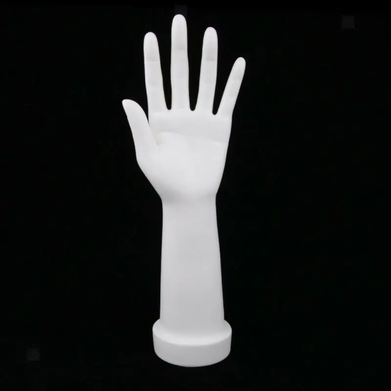 1 пара Манекен ручной руки дисплей база женские перчатки Ювелирная модель белый DIY дисплей ing аксессуары влево/вправо